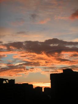 Sunset in the city - Free Stock Photo