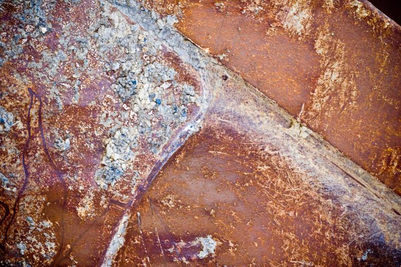 Free stock image of Rusted metal texture created by Bjorgvin