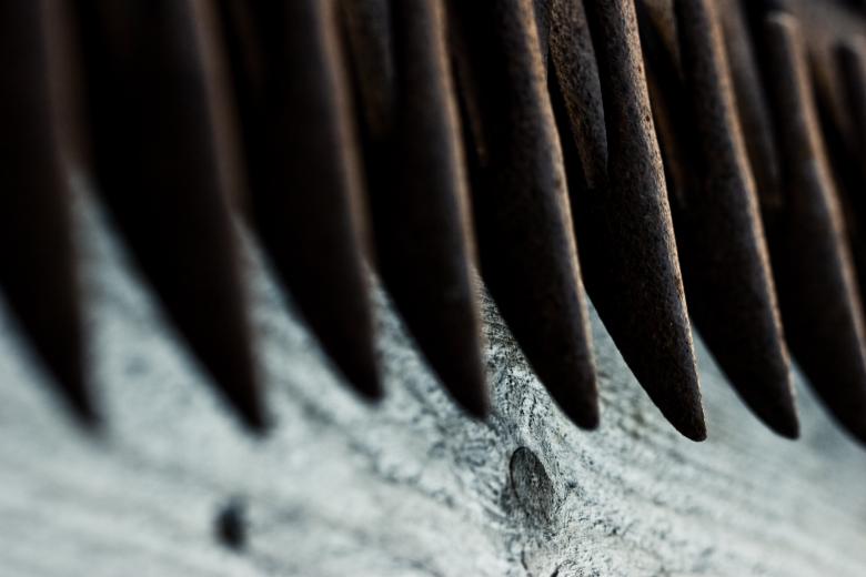 Free stock image of Rusted steel teeths created by Bjorgvin