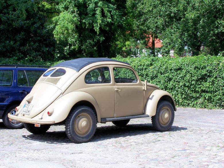 Free stock image of Old Volkswagen Beetle from World War 2 created by Marc