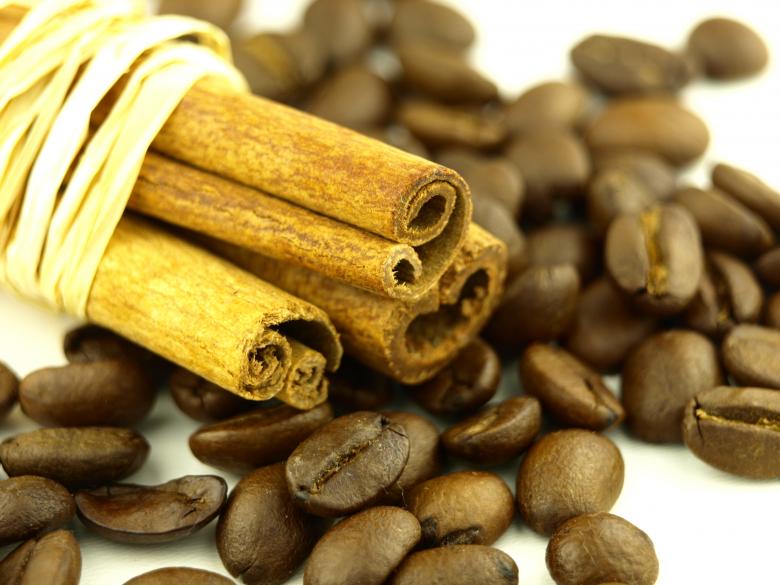 Free stock image of Cinnamon and coffee beans created by luckyhumek