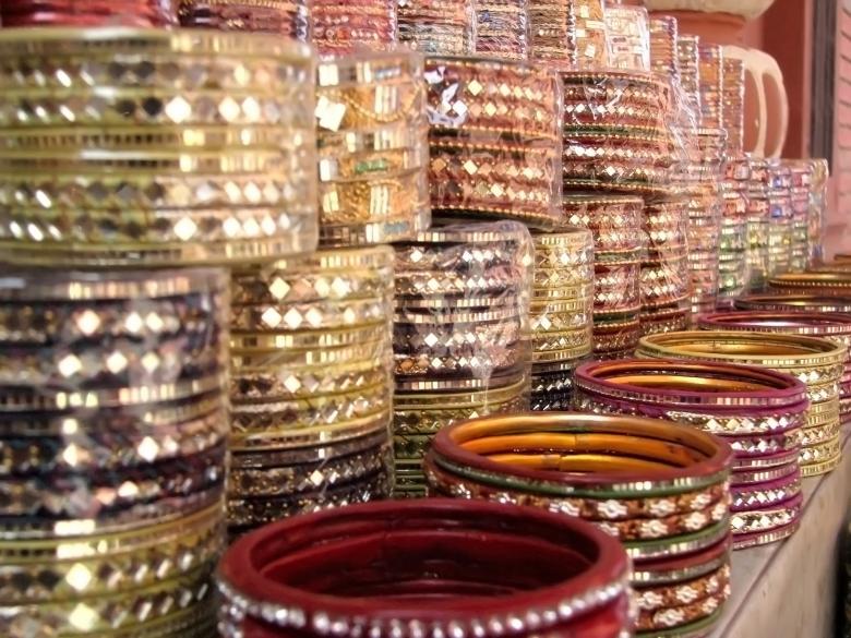 Free stock image of Array of Indian Bangles created by Nikhil Desai