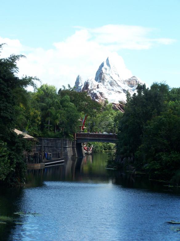Free stock image of Mountain range at Disneys Animal Kingdom created by Delta Book