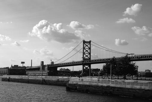 Ben Franklin Bridge - Free Stock Photo
