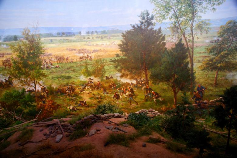 Free stock image of Civil war painting created by Jackie