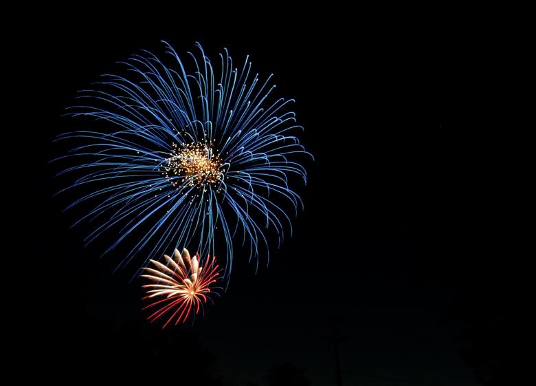 Free stock image of Fireworks created by Heather Elaine Kitchen