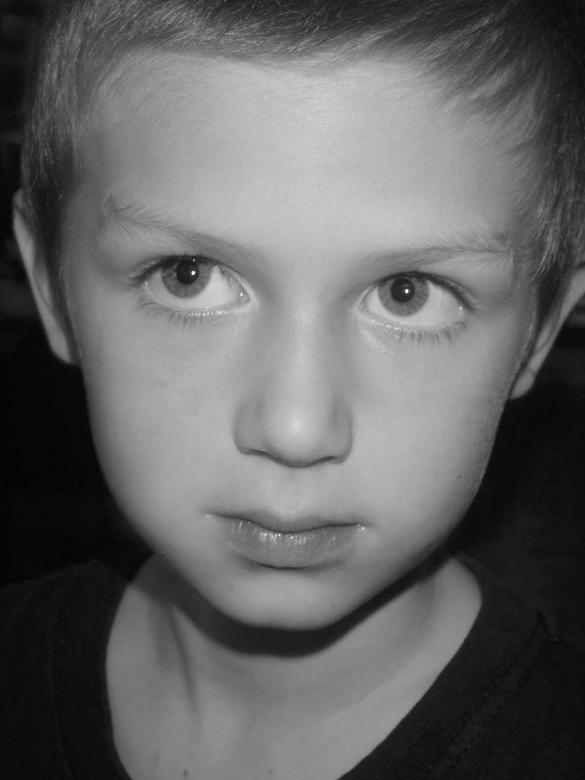 Free stock image of Child Close Up  B&amp;W created by David Hensen
