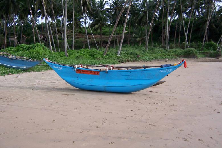 Free stock image of Blue Boat created by Sahan Ishara