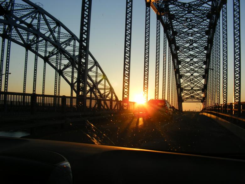 Free stock image of Sunset through a bridge created by Nirodha Abeywardana