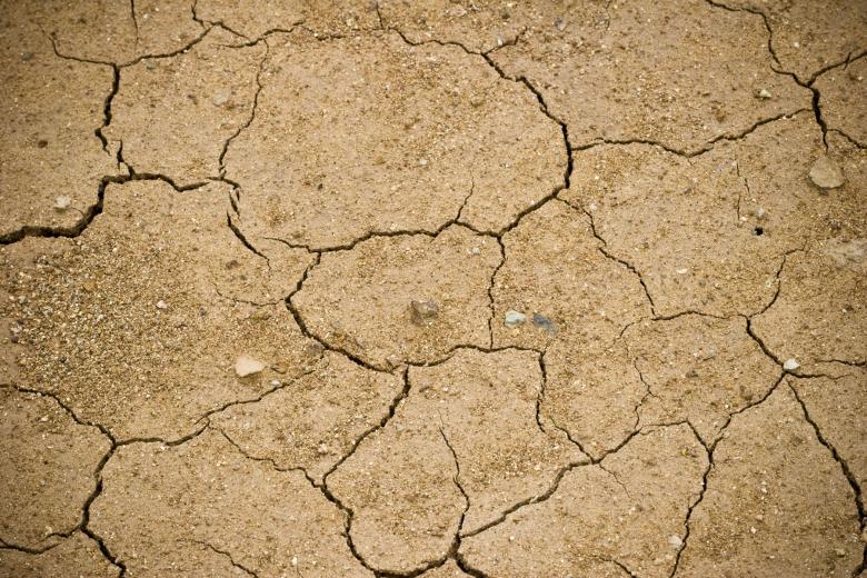 Free stock image of Cracked mud surface created by Bjorgvin