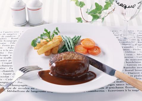 Free Stock Photo of Meat and Chips