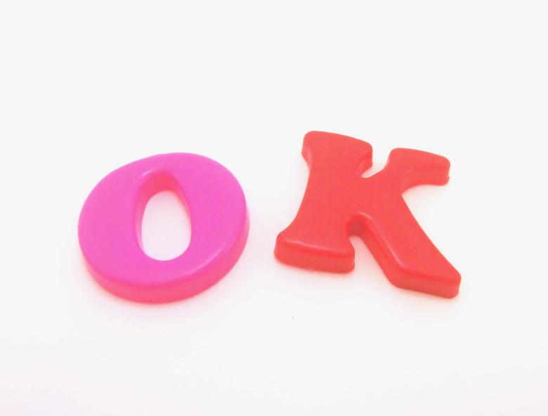 Free stock image of Plastic letters - OK created by homero chapa
