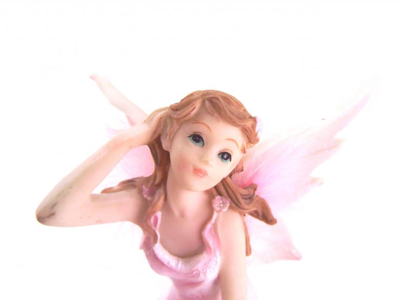 Free stock image of Pink porcelain angel created by homero chapa