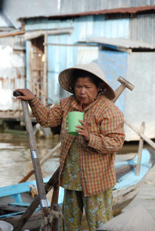 Free stock image of Vietnamese lady with a drink created by Kadri Teev