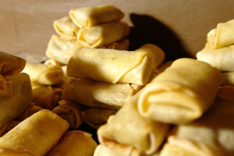 Free stock image of Mountain of spring rolls created by frhuynh