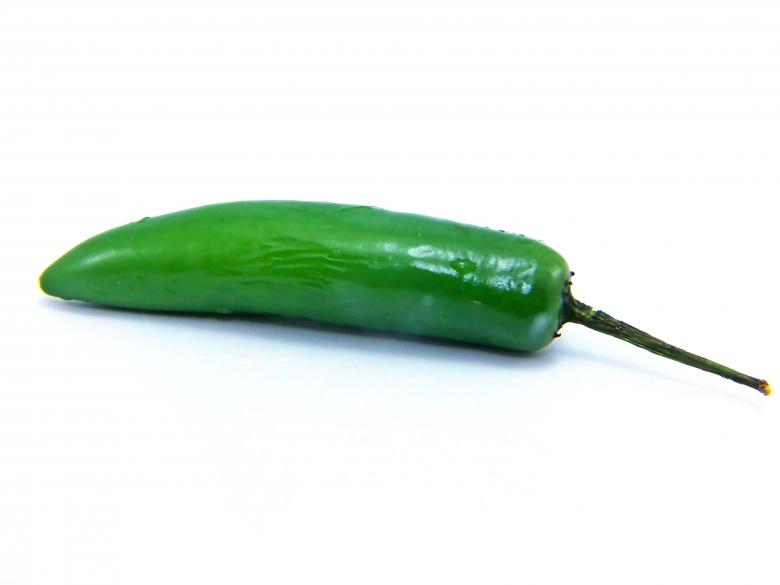 Free stock image of Green Pepper on White created by homero chapa