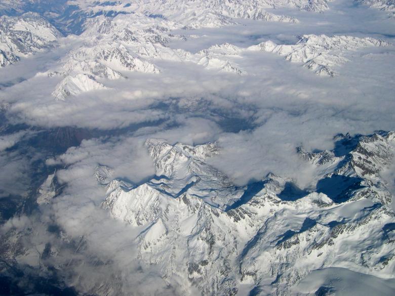 Free stock image of Mountains seen from plane created by Jackie Skeate