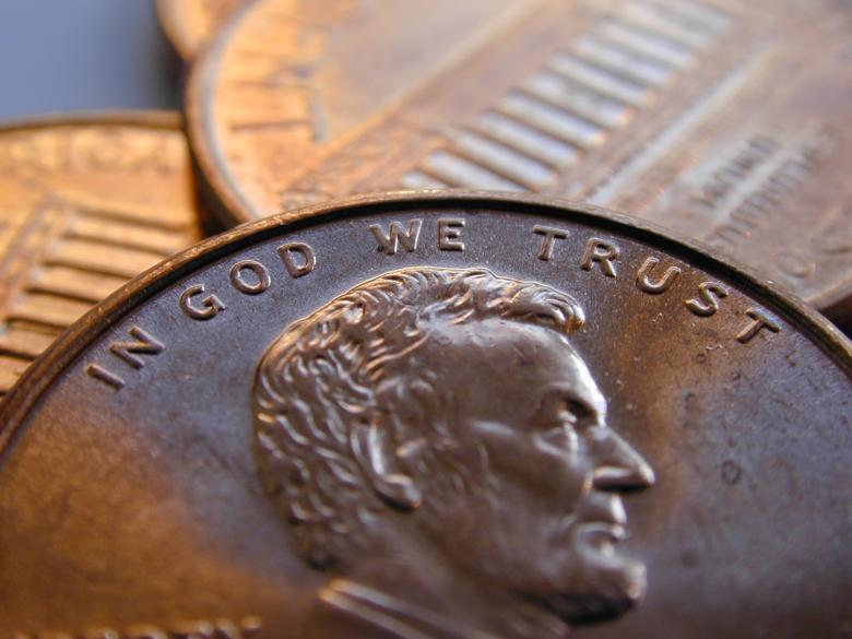 Free stock image of 1 cent coins created by freeimageslive