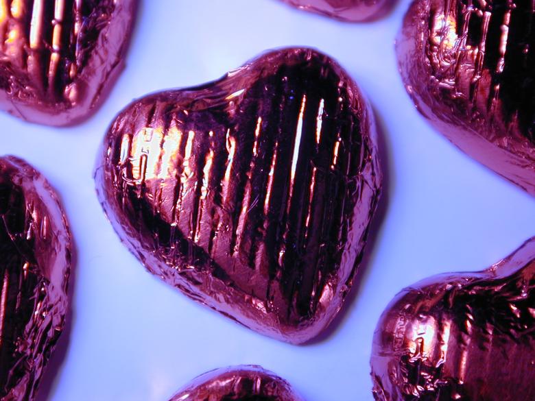 Free stock image of Chocolate Heart created by freeimageslive