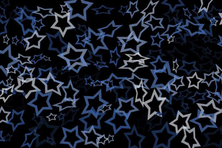 Free stock image of Star bakdrop - blue overlapping stars created by freeimageslive