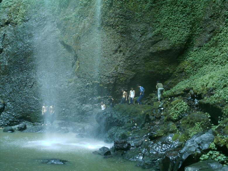 Free stock image of People Under The Waterfall created by voldevis