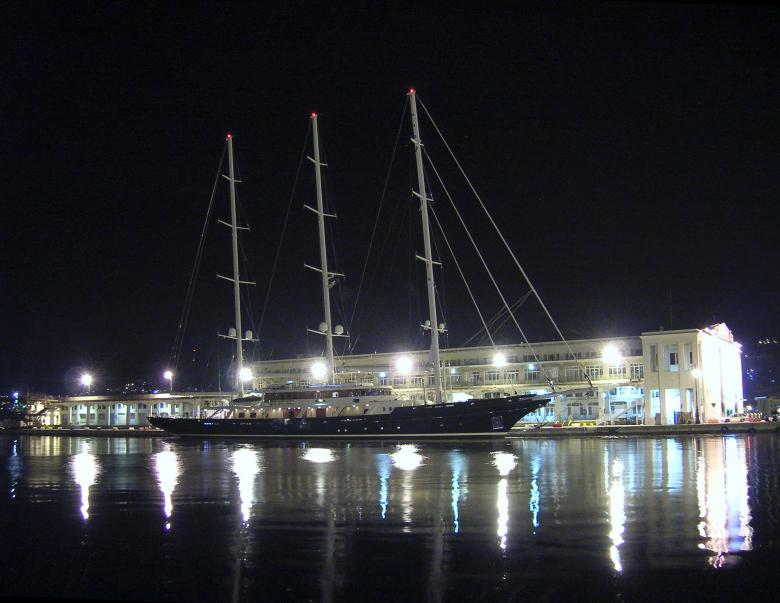 Free stock image of Ship at night created by Furio Franceschinel