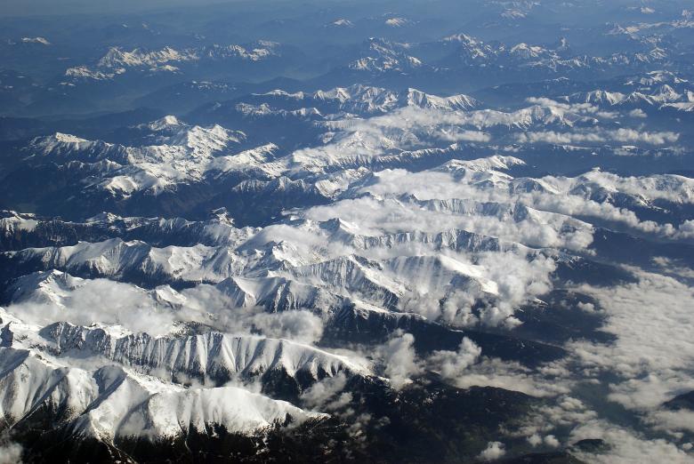 Free stock image of Alp Landscape Aerial created by Hristo Hristov
