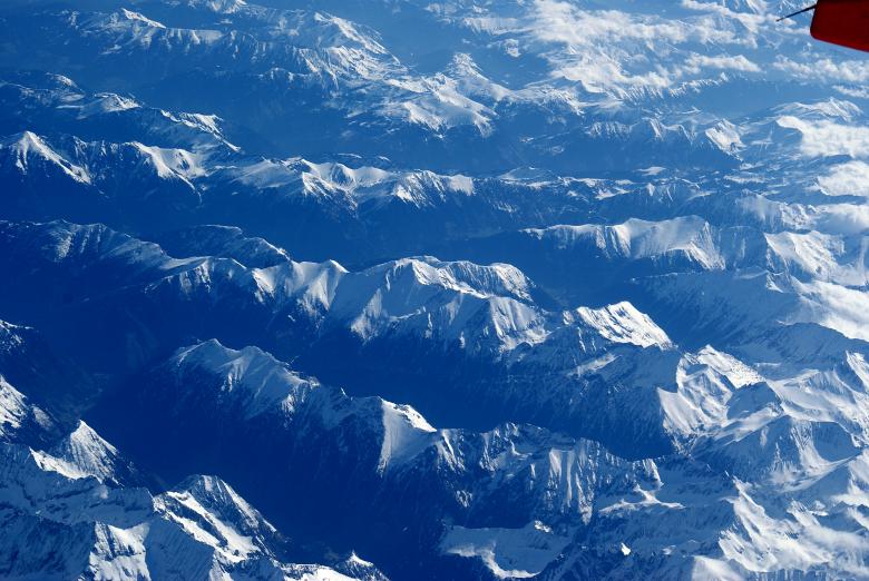 Free stock image of Blue Alp Landscape created by Hristo Hristov