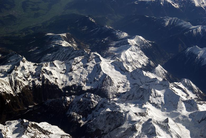 Free stock image of Alps Aerial View created by Hristo Hristov