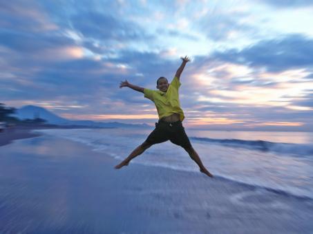 Flying over the pole and the sea water - Free Stock Photo