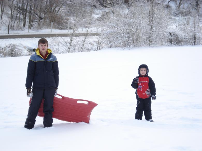 Free stock image of Back Yard Sledding created by Elaine Sons