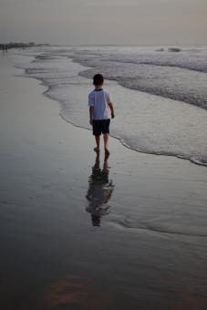 Walk on the beach - Free Stock Photo