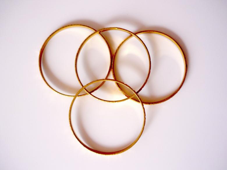 Free stock image of Gold Bangles created by Bilal Aslam