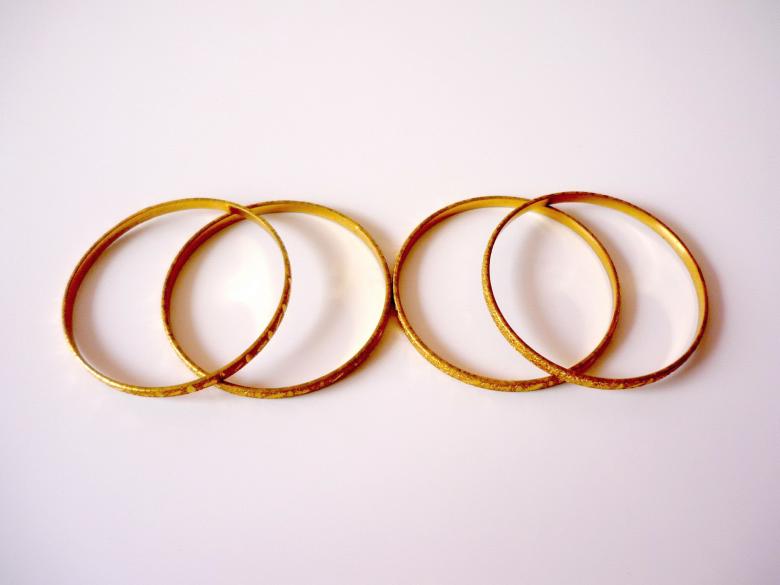 Free stock image of Gold Bangles created by Bilal Aslam