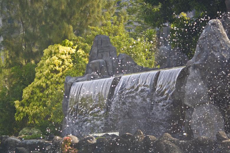Free stock image of Exotic Waterfall created by linno1234