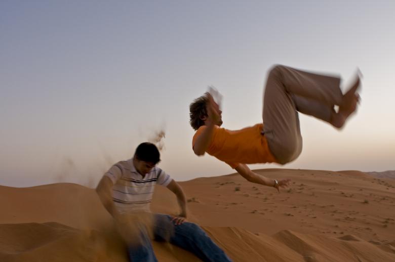Free stock image of Dune jumping created by damian san roman alerigi