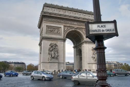 Arc de Triomphe - Paris in Winter - Free Stock Photo