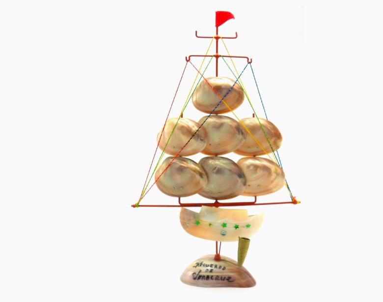 Free stock image of Seashell ship figure created by homero chapa