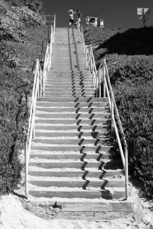 Free stock image of Steps up from the Beach created by Andre Bogaert