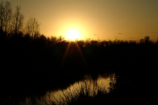 Free Stock Photo of Sunset