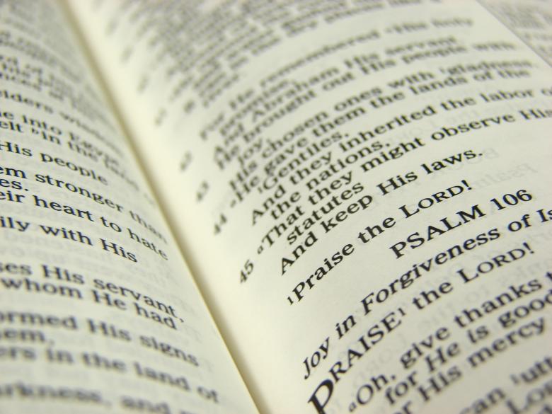 Free stock image of Bible Page created by Stefan Giuliani