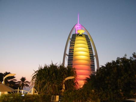 Burj Al Arab at Sunset-Dubai - Free Stock Photo