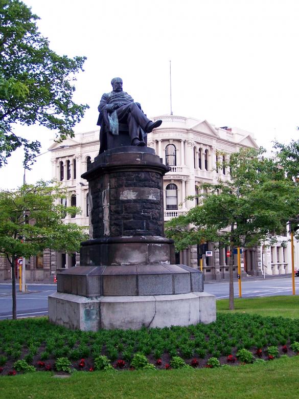 Free stock image of Statue in Queens Gardens Dunedin created by Peter Alexander Robb