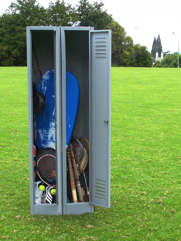 Free stock image of Locker and sports equipment created by Peter Alexander Robb