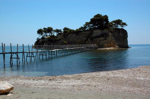 Bridge leading to an island - Free Stock Photo