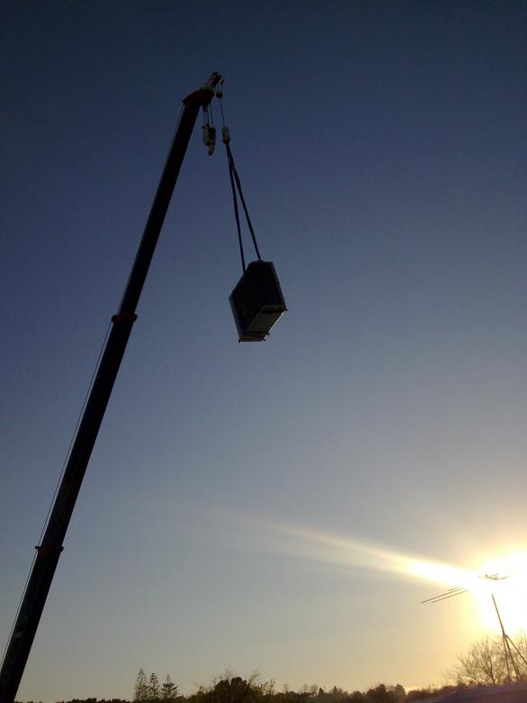Free stock image of Early morning crane lift created by James Walton