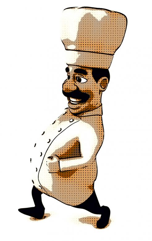 Free stock image of Chef Cartoon created by Julien Tromeur