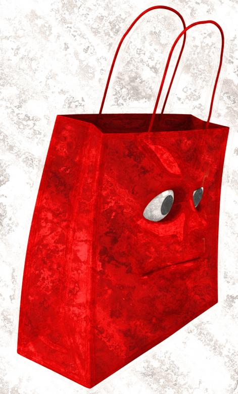 Free stock image of Sad shopping bag created by Julien Tromeur