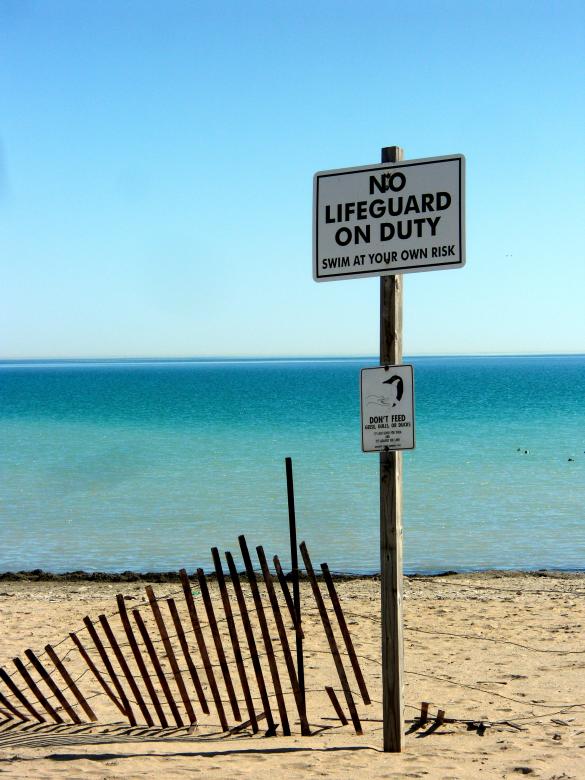 Free stock image of Sign at the Beach created by Brian