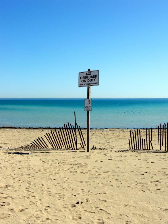 Free stock image of Sign at the Beach created by Brian